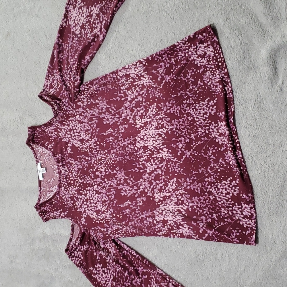 Purple floral XS Halston